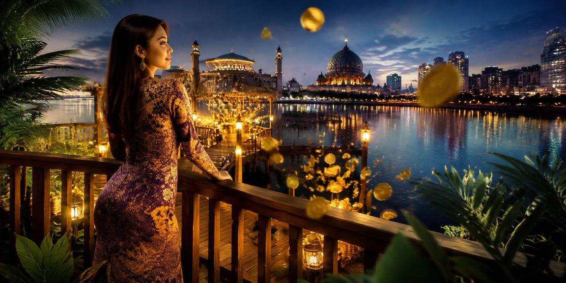 Suasana hiburan kasino Putrajaya dengan tema batik di platform syukur668